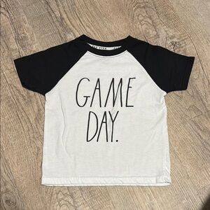 Game Day Kids Shirt - Black and White